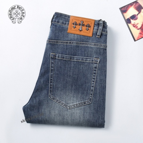 Wholesale Chrome Hearts Jeans For Men #1263920 $42.00 USD, Wholesale Quality Replica Chrome Hearts Jeans