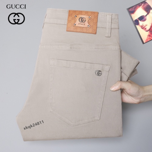 Wholesale Gucci Jeans For Men #1263925 $42.00 USD, Wholesale Quality Replica Gucci Jeans