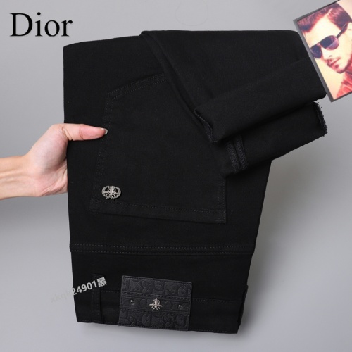 Replica Christian Dior Jeans For Men #1263929 $42.00 USD for Wholesale