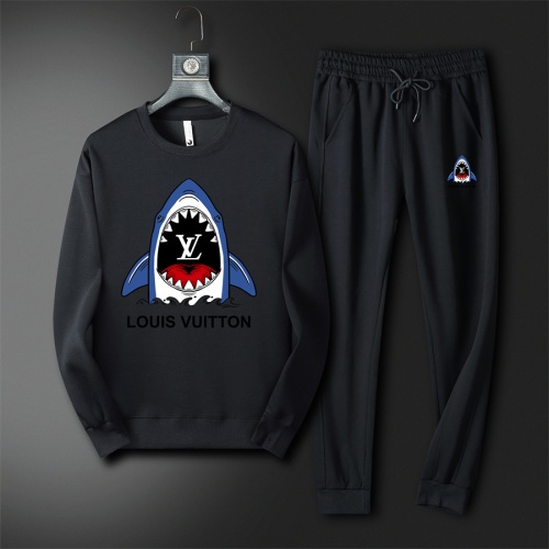 Wholesale Louis Vuitton LV Tracksuits Long Sleeved For Men #1263985 $72.00 USD, Wholesale Quality Replica Louis Vuitton LV Tracksuits