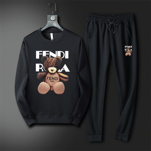 Wholesale Fendi Tracksuits Long Sleeved For Men #1263987 $72.00 USD, Wholesale Quality Replica Fendi Tracksuits