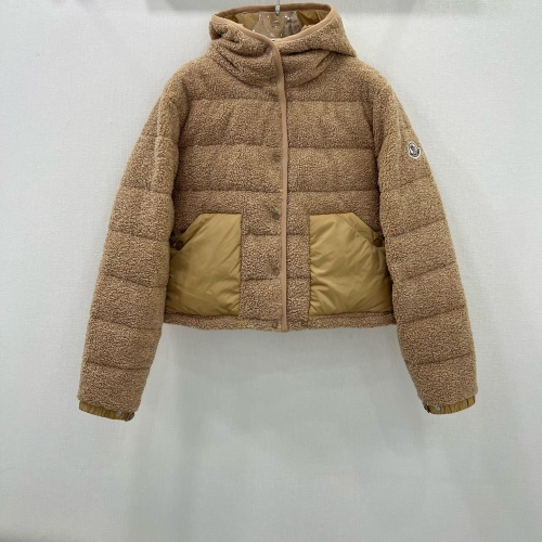 Wholesale Moncler Down Feather Coat Long Sleeved For Women #1264008 $225.00 USD, Wholesale Quality Replica Moncler Down Feather Coat