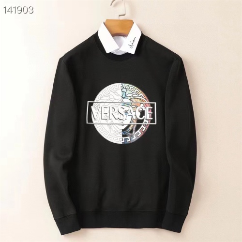 Wholesale Versace Hoodies Long Sleeved For Men #1264011 $48.00 USD, Wholesale Quality Replica Versace Hoodies