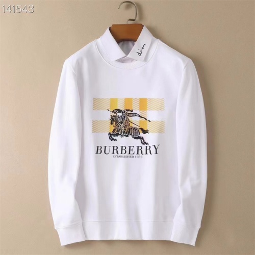 Wholesale Burberry Hoodies Long Sleeved For Men #1264023 $48.00 USD, Wholesale Quality Replica Burberry Hoodies