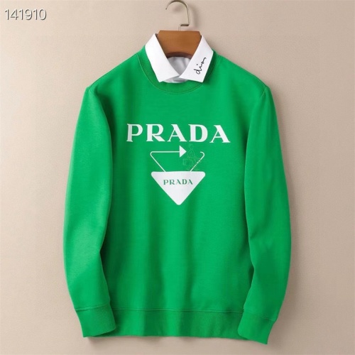 Wholesale Prada Hoodies Long Sleeved For Men #1264046 $48.00 USD, Wholesale Quality Replica Prada Hoodies