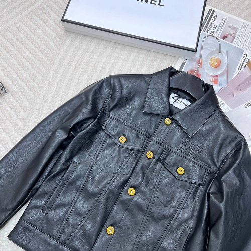 Replica MIU MIU Jackets Long Sleeved For Women #1264054 $125.00 USD for Wholesale