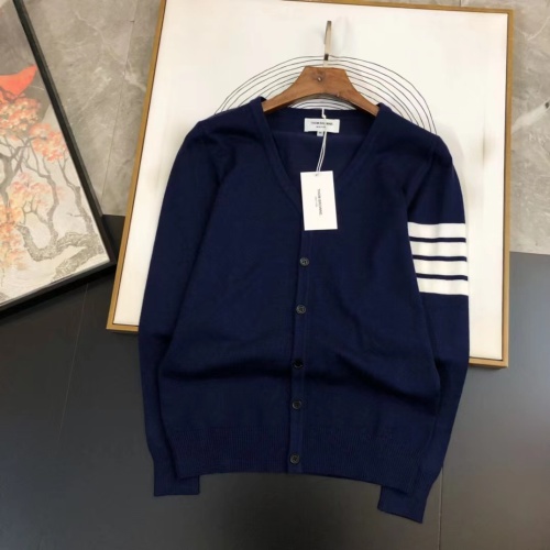 Wholesale Thom Browne TB Sweaters Long Sleeved For Men #1264058 $45.00 USD, Wholesale Quality Replica Thom Browne TB Sweaters