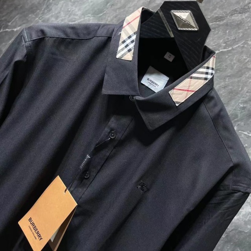 Replica Burberry Shirts Long Sleeved For Men #1264090 $42.00 USD for Wholesale