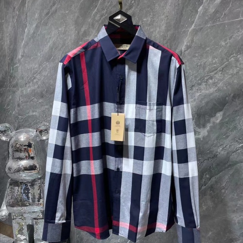 Wholesale Burberry Shirts Long Sleeved For Men #1264092 $42.00 USD, Wholesale Quality Replica Burberry Shirts