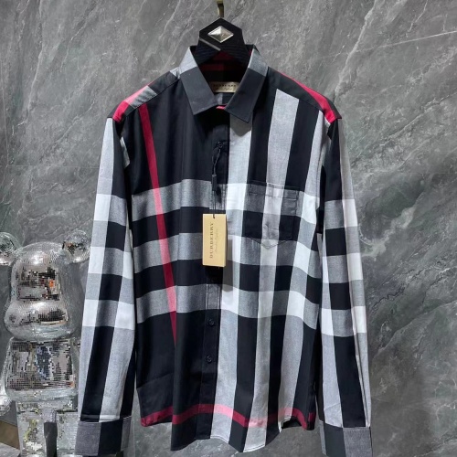 Wholesale Burberry Shirts Long Sleeved For Men #1264093 $42.00 USD, Wholesale Quality Replica Burberry Shirts