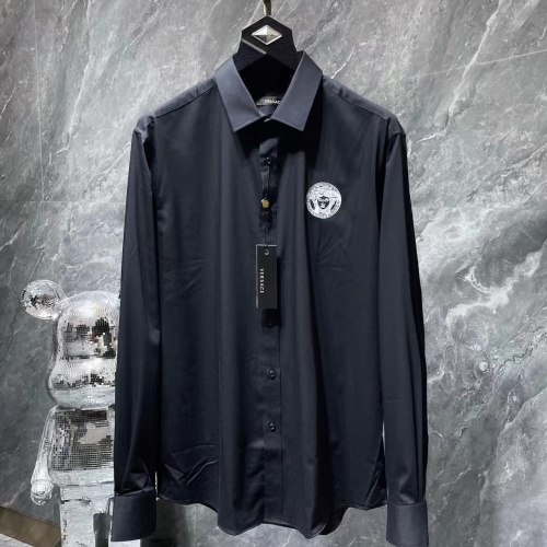 Wholesale Versace Shirts Long Sleeved For Men #1264095 $42.00 USD, Wholesale Quality Replica Versace Shirts