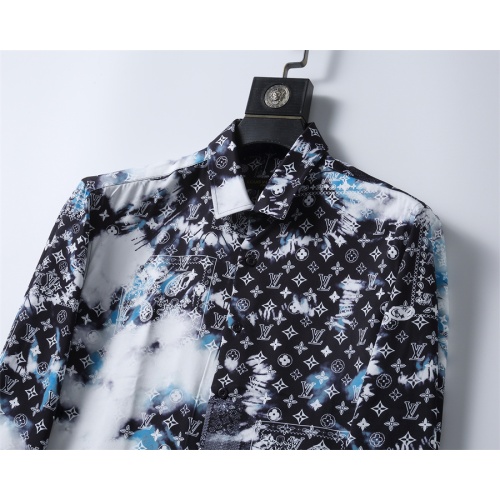 Replica Louis Vuitton LV Shirts Long Sleeved For Men #1264096 $40.00 USD for Wholesale