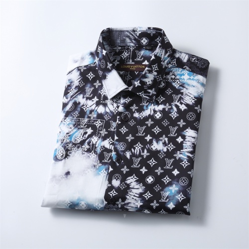 Replica Louis Vuitton LV Shirts Long Sleeved For Men #1264096 $40.00 USD for Wholesale