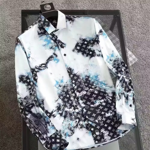 Replica Louis Vuitton LV Shirts Long Sleeved For Men #1264096 $40.00 USD for Wholesale