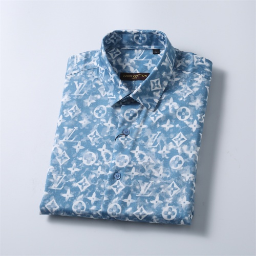 Replica Louis Vuitton LV Shirts Long Sleeved For Men #1264097 $40.00 USD for Wholesale