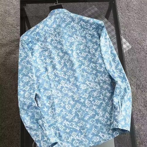 Replica Louis Vuitton LV Shirts Long Sleeved For Men #1264097 $40.00 USD for Wholesale