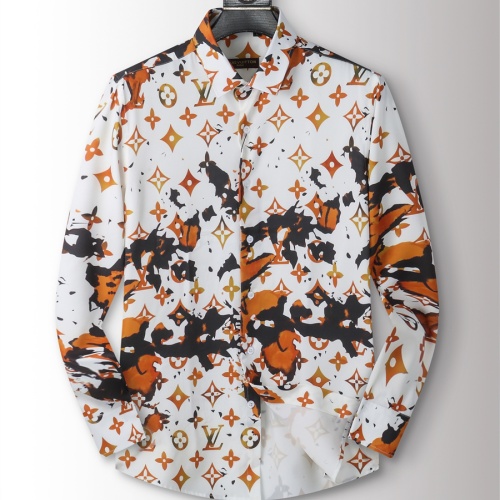 Wholesale Louis Vuitton LV Shirts Long Sleeved For Men #1264098 $40.00 USD, Wholesale Quality Replica Louis Vuitton LV Shirts