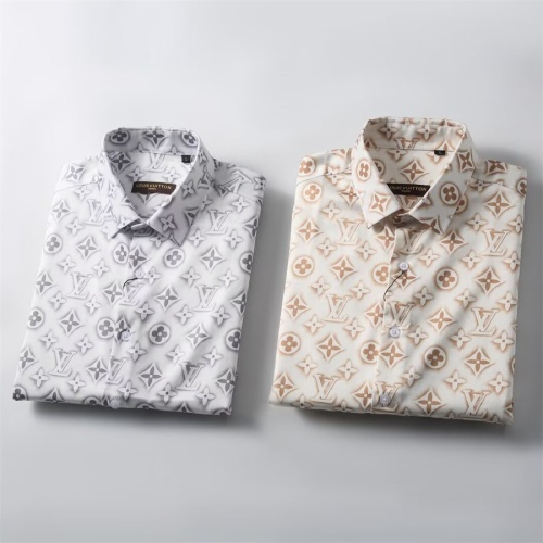 Replica Louis Vuitton LV Shirts Long Sleeved For Men #1264100 $40.00 USD for Wholesale