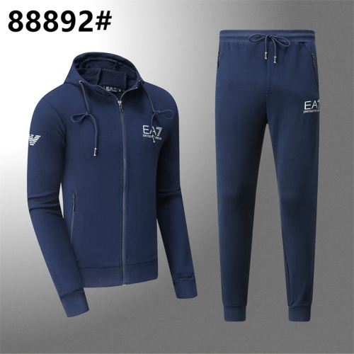 Wholesale Armani Tracksuits Long Sleeved For Men #1264177 $68.00 USD, Wholesale Quality Replica Armani Tracksuits