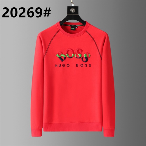 Wholesale Boss Hoodies Long Sleeved For Men #1264190 $36.00 USD, Wholesale Quality Replica Boss Hoodies