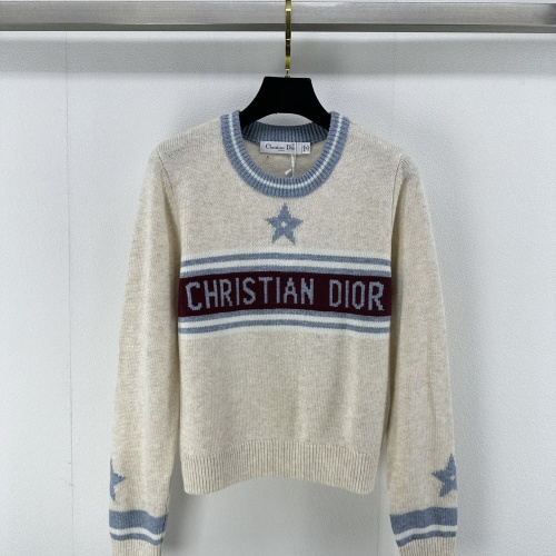 Wholesale Christian Dior Sweaters Long Sleeved For Women #1264215 $96.00 USD, Wholesale Quality Replica Christian Dior Sweaters