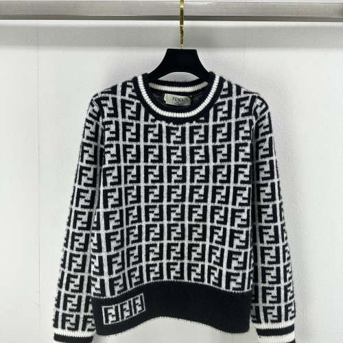 Wholesale Fendi Sweaters Long Sleeved For Women #1264222 $100.00 USD, Wholesale Quality Replica Fendi Sweaters