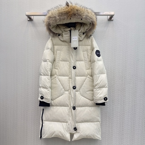 Wholesale Canada Goose Down Feather Coat Long Sleeved For Women #1264261 $280.99 USD, Wholesale Quality Replica Canada Goose Down Feather Coat