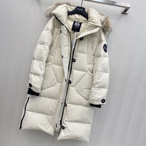 Replica Canada Goose Down Feather Coat Long Sleeved For Women #1264261 $280.99 USD for Wholesale