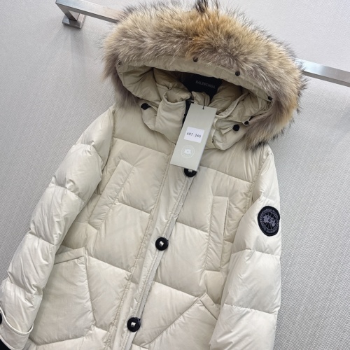 Replica Canada Goose Down Feather Coat Long Sleeved For Women #1264261 $280.99 USD for Wholesale