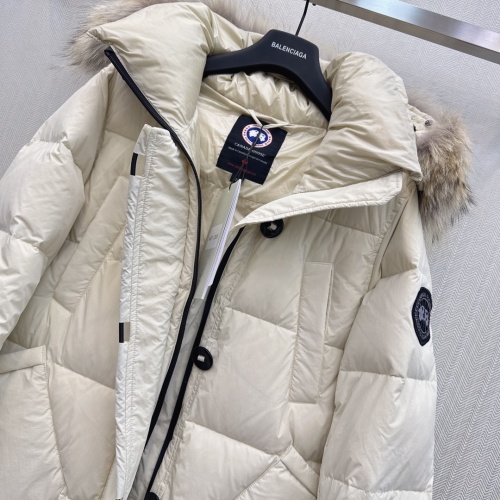 Replica Canada Goose Down Feather Coat Long Sleeved For Women #1264261 $280.99 USD for Wholesale