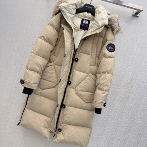 Replica Canada Goose Down Feather Coat Long Sleeved For Women #1264262 $280.99 USD for Wholesale