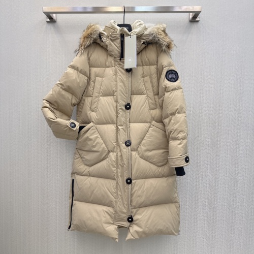 Replica Canada Goose Down Feather Coat Long Sleeved For Women #1264262 $280.99 USD for Wholesale