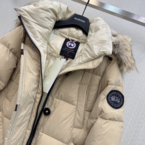 Replica Canada Goose Down Feather Coat Long Sleeved For Women #1264262 $280.99 USD for Wholesale