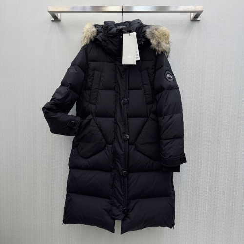 Wholesale Canada Goose Down Feather Coat Long Sleeved For Women #1264263 $280.99 USD, Wholesale Quality Replica Canada Goose Down Feather Coat