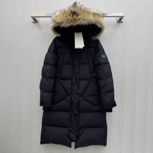 Replica Canada Goose Down Feather Coat Long Sleeved For Women #1264263 $280.99 USD for Wholesale