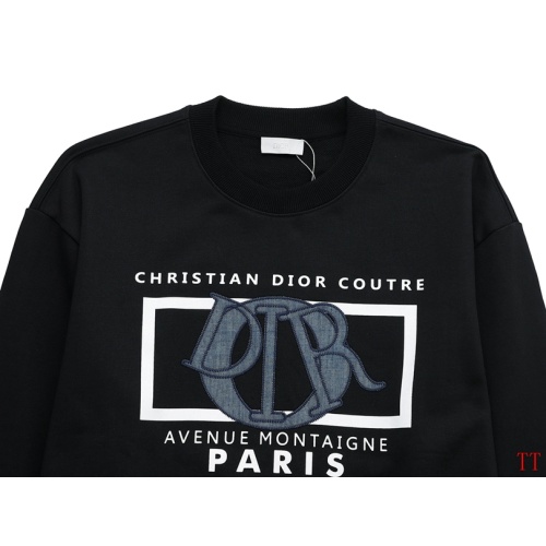 Replica Christian Dior Hoodies Long Sleeved For Unisex #1264296 $56.00 USD for Wholesale