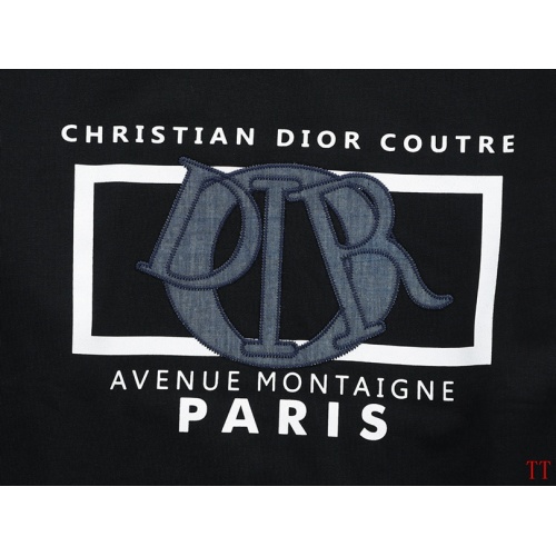 Replica Christian Dior Hoodies Long Sleeved For Unisex #1264296 $56.00 USD for Wholesale