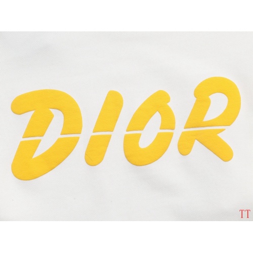 Replica Christian Dior Hoodies Long Sleeved For Unisex #1264297 $52.00 USD for Wholesale