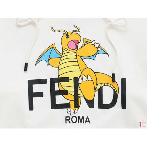 Replica Fendi Hoodies Long Sleeved For Unisex #1264301 $68.00 USD for Wholesale