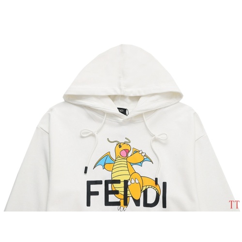 Replica Fendi Hoodies Long Sleeved For Unisex #1264301 $68.00 USD for Wholesale