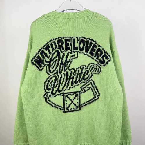 Replica Off-White Sweaters Long Sleeved For Unisex #1264329 $56.00 USD for Wholesale