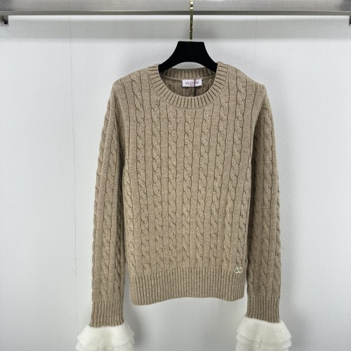 Wholesale Valentino Sweaters Long Sleeved For Women #1264330 $105.00 USD, Wholesale Quality Replica Valentino Sweaters