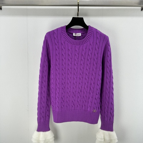 Wholesale Valentino Sweaters Long Sleeved For Women #1264334 $105.00 USD, Wholesale Quality Replica Valentino Sweaters