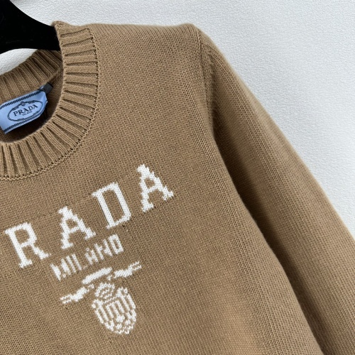 Replica Prada Sweater Long Sleeved For Women #1264335 $92.00 USD for Wholesale