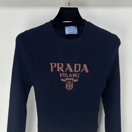 Replica Prada Sweater Long Sleeved For Women #1264339 $88.00 USD for Wholesale