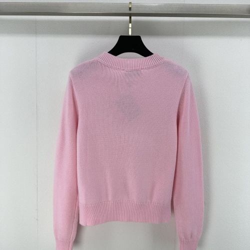 Replica MIU MIU Sweater Long Sleeved For Women #1264342 $85.00 USD for Wholesale