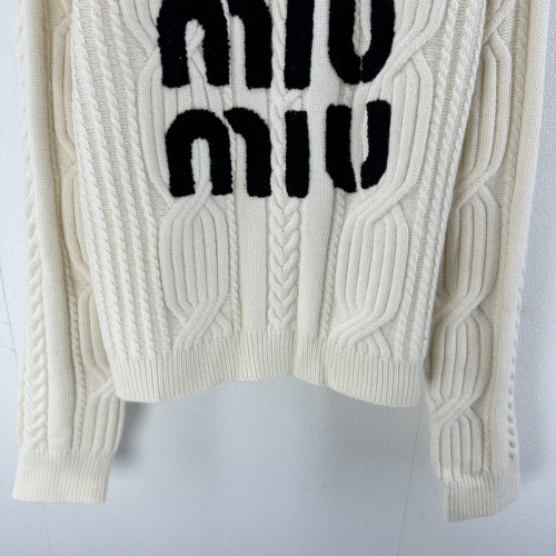 Replica MIU MIU Sweater Long Sleeved For Women #1264347 $96.00 USD for Wholesale