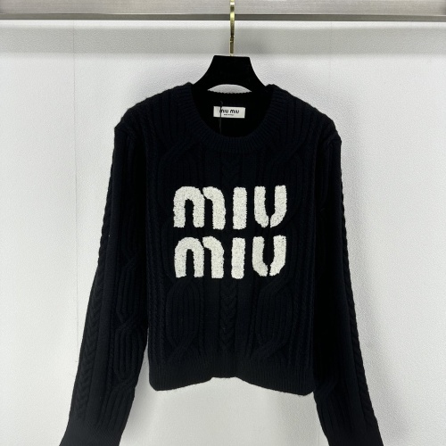 Wholesale MIU MIU Sweater Long Sleeved For Women #1264348 $96.00 USD, Wholesale Quality Replica MIU MIU Sweater