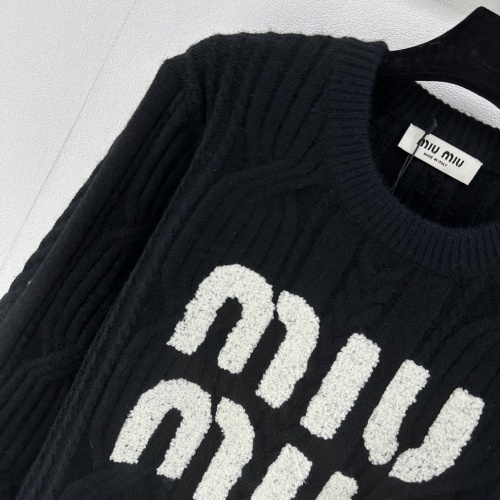 Replica MIU MIU Sweater Long Sleeved For Women #1264348 $96.00 USD for Wholesale