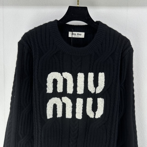 Replica MIU MIU Sweater Long Sleeved For Women #1264348 $96.00 USD for Wholesale